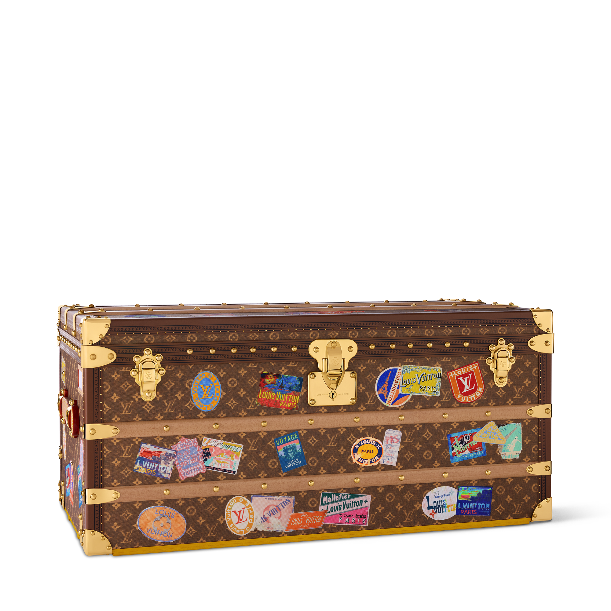 Courrier Lozine 95 Trunk - Luxury Other Monogram Canvas Brown